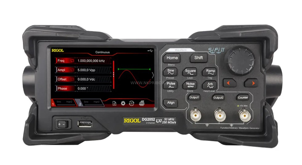 ��������� �������� ������������ ����� RIGOL DG2052