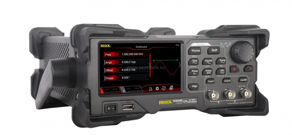 ��������� �������� ������������ ����� RIGOL DG2052