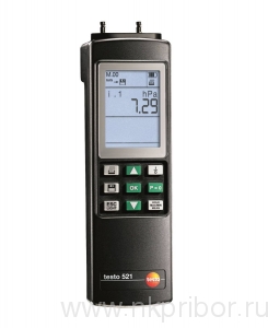 Дифференциальный манометр testo 521-2 Дифференциальный манометр testo 521-2