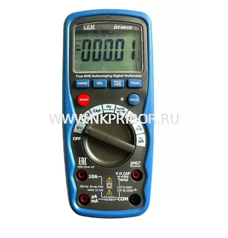 DT-9919 �������� ������ � �������� True RMS � �������������� ������� ���������