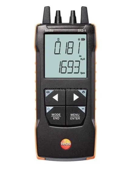 Дифференциальный манометр Testo 512-1 с подключением к приложению Дифференциальный манометр Testo 512-1 с подключением к приложению